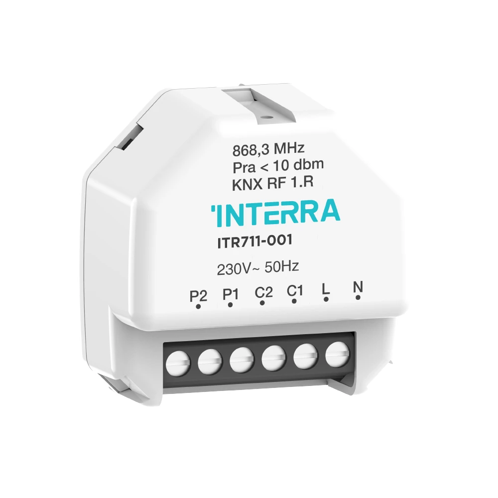 Interra KNX RF 2 Kanal Schaltaktor oder 1 Kanal Jalousieaktor  