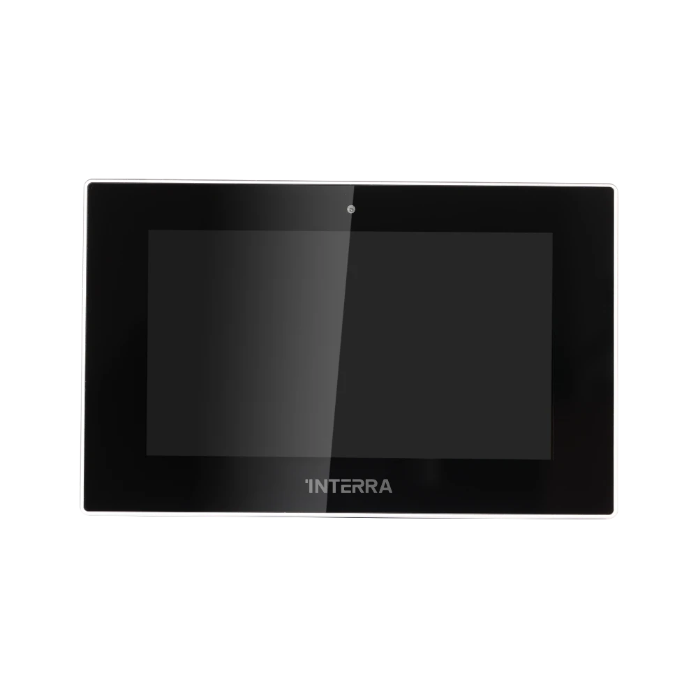 7" Silberner Linux-Innenmonitor mit 12 V DC / 12 V POE  