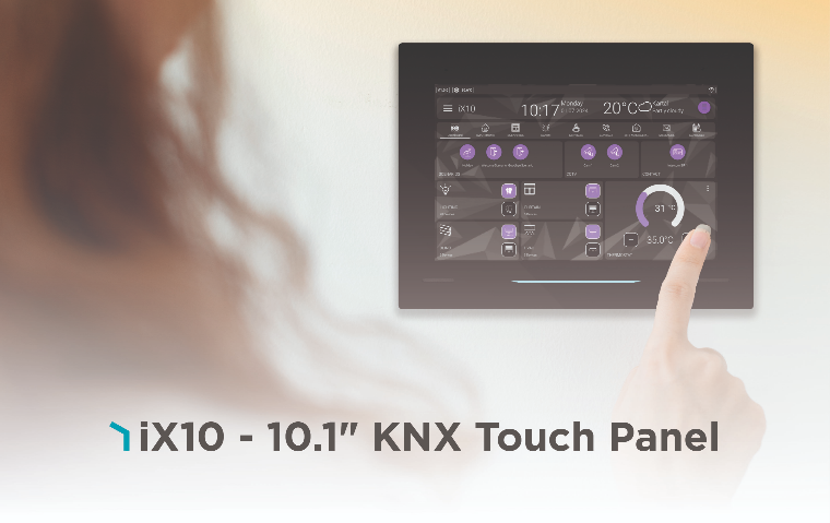 iX10 10.1 Zoll KNX Touch Panel