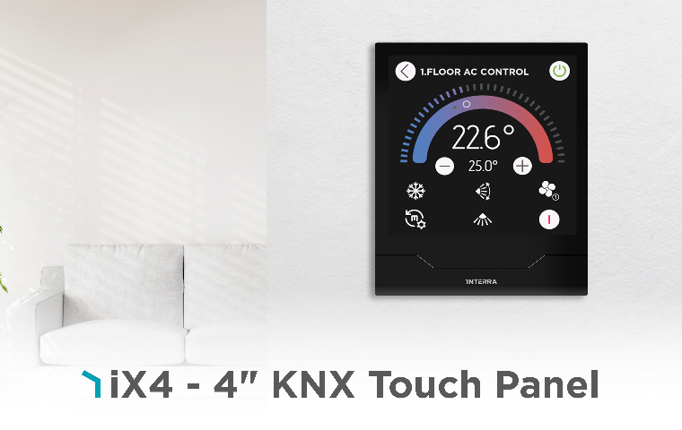 iX4 4 Zoll KNX Touch Panel
