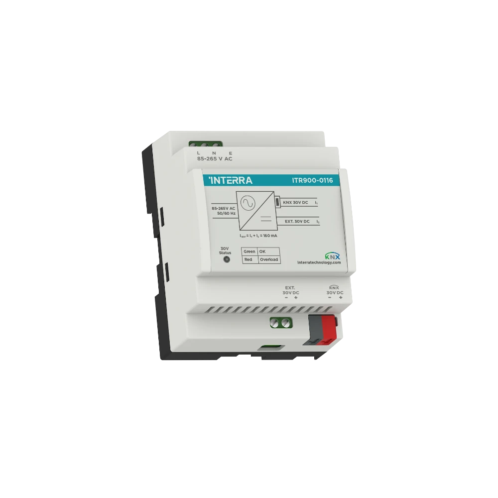 Interra KNX Netzteil 160 mA, Zusatzspannung 30V DC