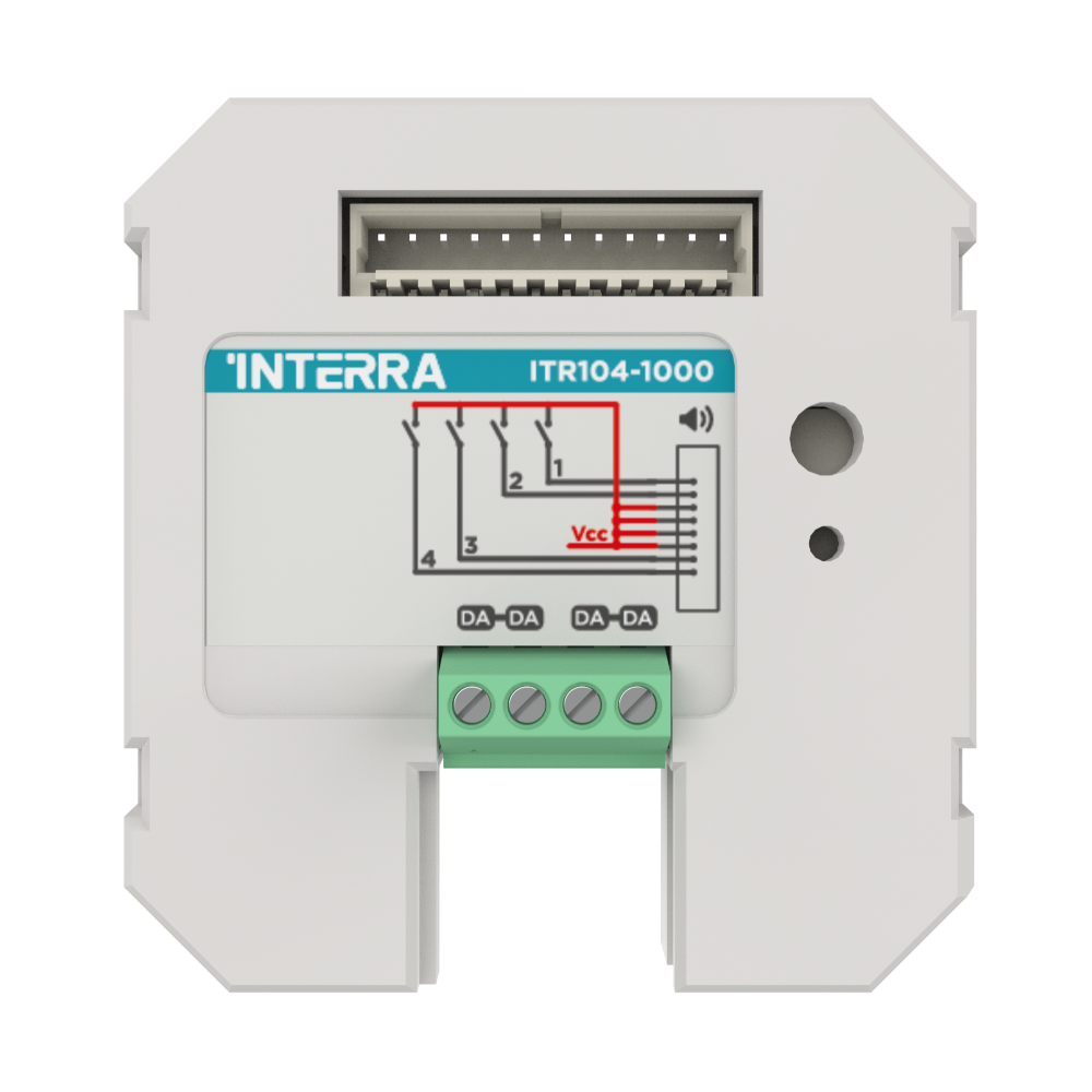Interra 4-fach DALI Binäreingang / Tasterinterface