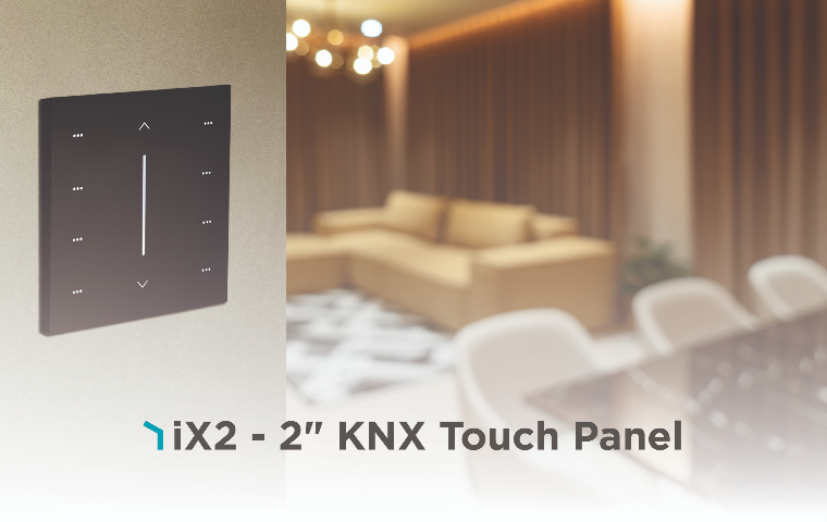 iX2 2 Zoll KNX Touch Panel