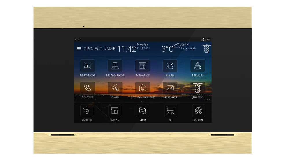 Interra 4 – 10,1" KNX Touchpanel