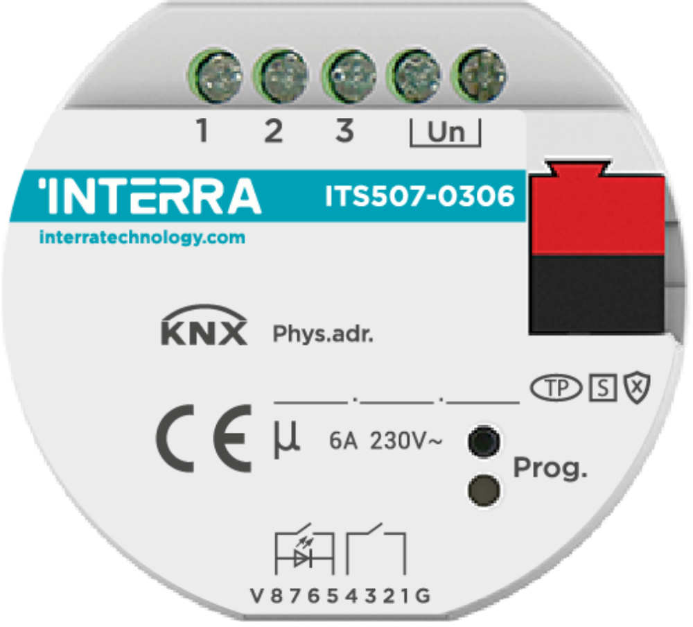 Interra Unterputzaktor, 3-fach