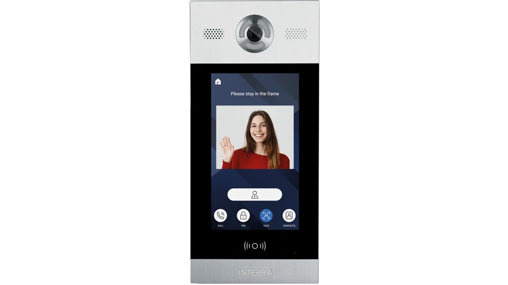 Android Video-Türsprechanlage mit Gesichtserkennung – 10,1" Touchscreen – Aluminiumgehäuse  