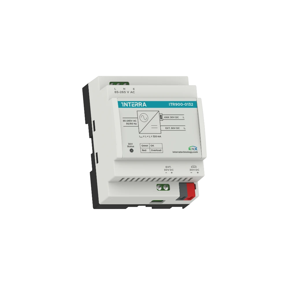 Interra KNX Netzteil 320 mA, Zusatzspannung 30V DC