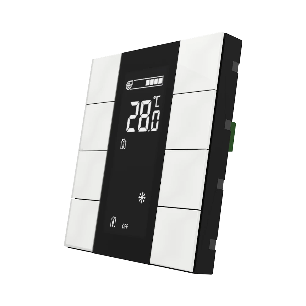 Interra iSwitch+ KNX Taster, 10-fach, Kunststoff weiß glänzend